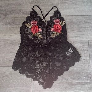 SHEIN Floral Bodysuit